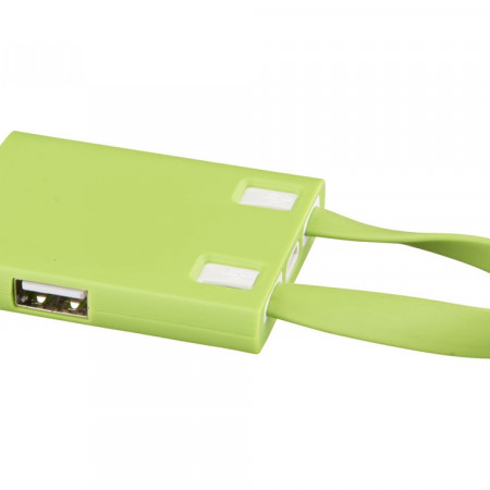 USB Hub и кабели 3-в-1, лайм