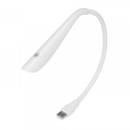Портативная USB LED лампа Bend, белый